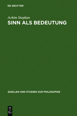 Cover of Sinn ALS Bedeutung