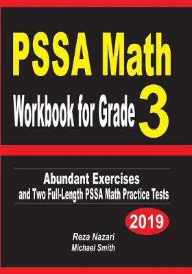 Book cover for PSSA Math Workbook for Grade 3