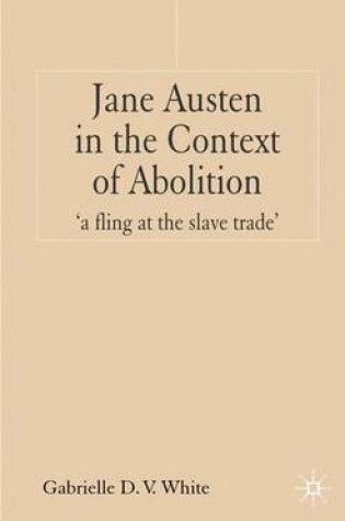 Cover of Jane Austen in the Context of Abolition