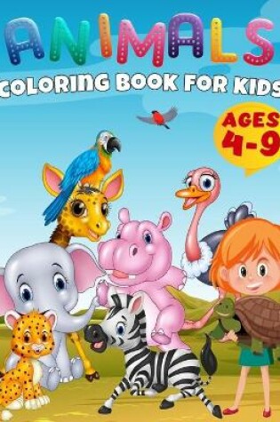Cover of Baby Animals Coloring Book Toddlers