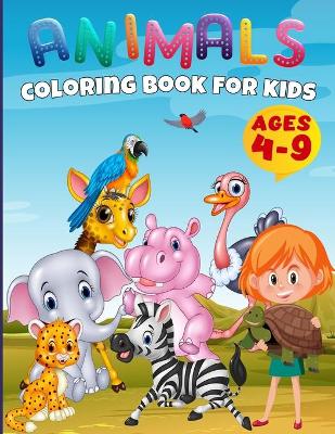 Book cover for Baby Animals Coloring Book Toddlers