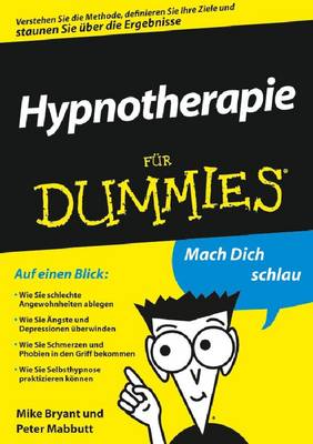 Book cover for Hypnotherapie für Dummies
