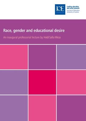 Book cover for Race, gender and educational desire