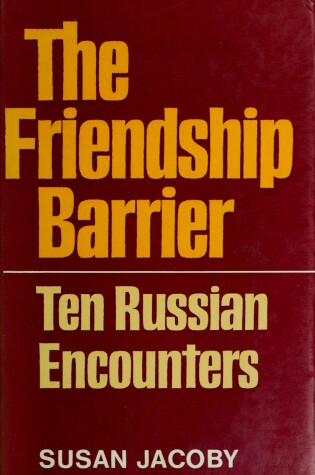 Cover of Friendship Barrier