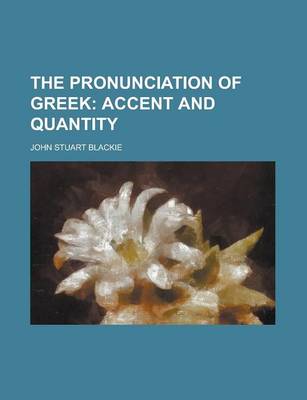 Book cover for The Pronunciation of Greek