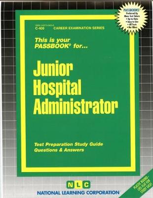 Book cover for Junior Hospital Administrator