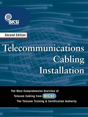 Book cover for Telecommunications Cabling Installation