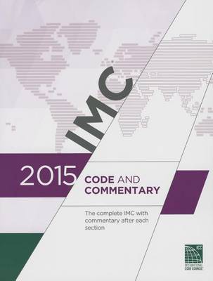 Book cover for 2015 International Mechanical Code Commentary