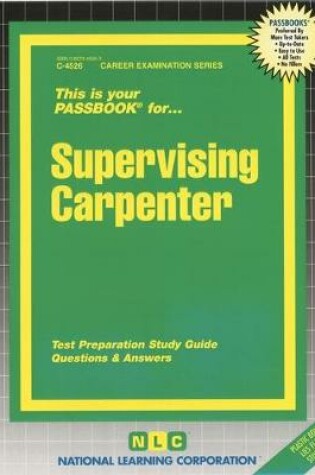 Cover of Supervising Carpenter