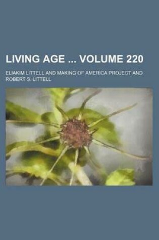 Cover of Living Age Volume 220