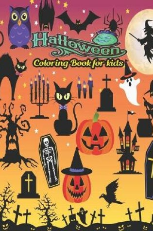 Cover of Halloween Coloring Book for kids