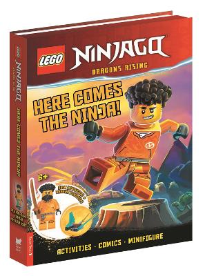 Cover of LEGO® NINJAGO®: Here Comes the Ninja! (with Arin minifigure and dragon mini-build)