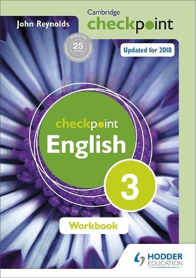 Book cover for Cambridge Checkpoint English Workbook 3