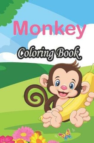 Cover of Monkey Coloring Book