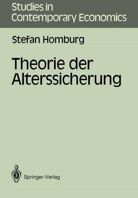 Book cover for Theorie der Alterssicherung