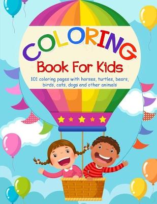 Book cover for Coloring book for kids