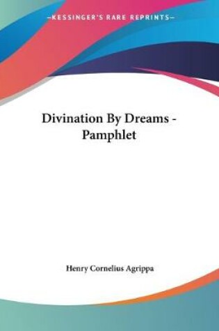 Cover of Divination By Dreams - Pamphlet
