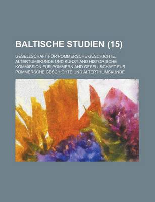 Book cover for Baltische Studien (15 )