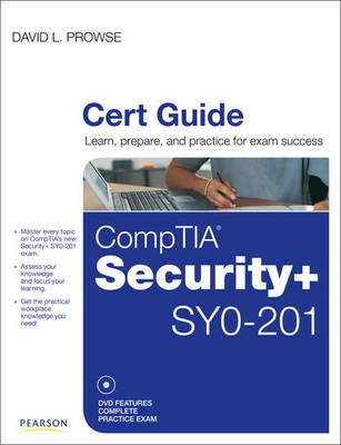 Book cover for CompTIA Security+ SYO-201 Cert Guide