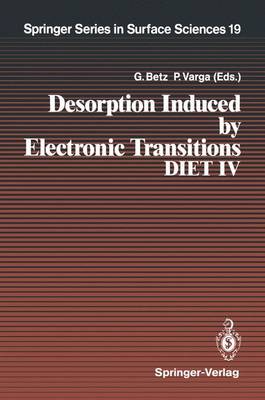 Book cover for Desorption Induced by Electronic Transitions DIET IV