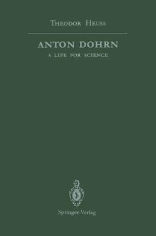 Cover of Anton Dohrn