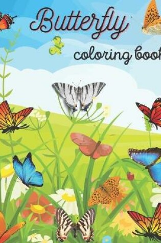 Cover of Butterfly coloring book