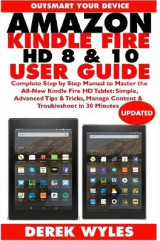 Cover of Amazon Kindle Fire HD 8 & 10 User Guide (Updated)