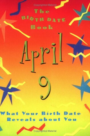 Cover of The Birth Date Book April 9