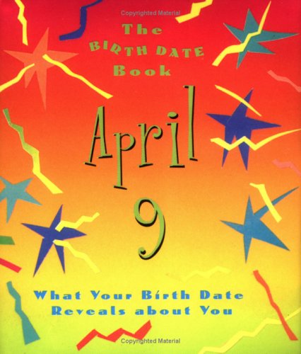 Book cover for The Birth Date Book April 9