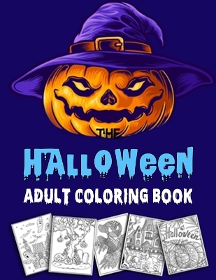 Book cover for Halloween Coloring Book for Adults