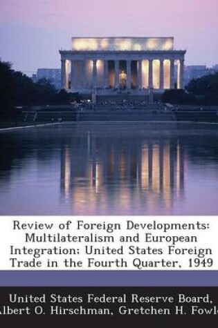 Cover of Review of Foreign Developments