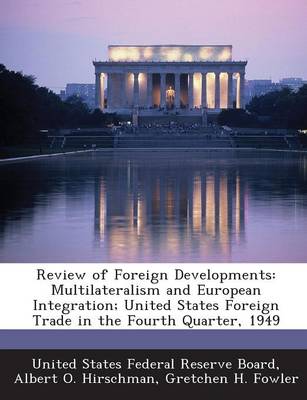 Book cover for Review of Foreign Developments