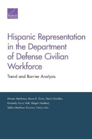Cover of Hispanic Representation in the Department of Defense Civilian Workforce