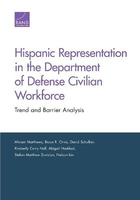 Book cover for Hispanic Representation in the Department of Defense Civilian Workforce