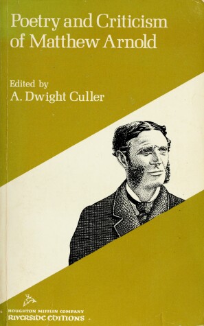 Cover of Poetry and Criticism