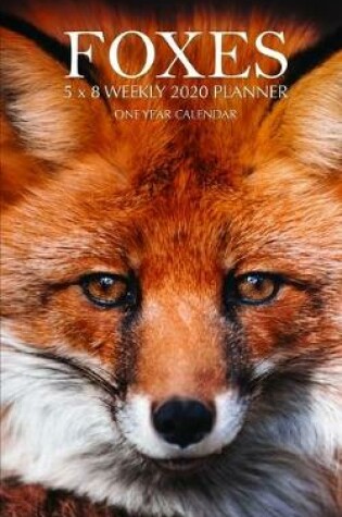 Cover of Foxes 5 x 8 Weekly 2020 Planner