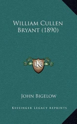 Book cover for William Cullen Bryant (1890)