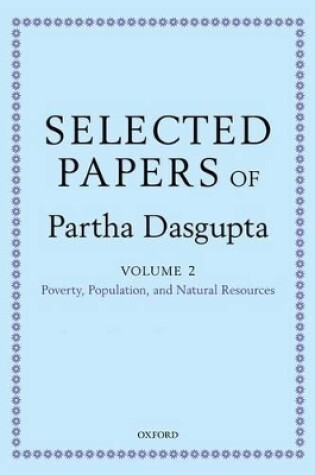 Cover of Selected Papers of Partha DasGupta