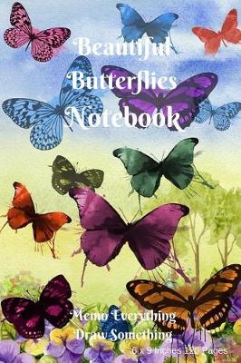 Book cover for Beautiful Butterflies Notebook
