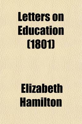 Book cover for Letters on Education (Volume 1)