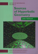 Cover of Sources of Hyperbolic Geometry