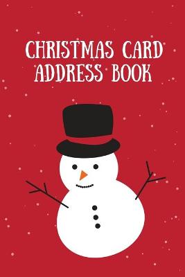 Book cover for Christmas Card Address Book