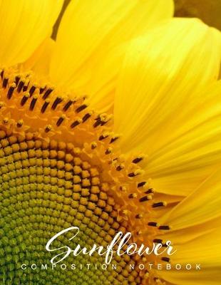 Book cover for Sunflower Composition Notebook