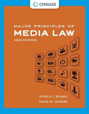 Book cover for Major Principles of Media Law, 2023