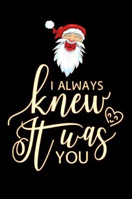 Book cover for i always knew it was you