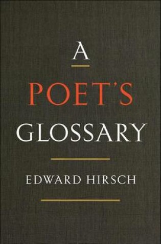 Cover of Poet's Glossary