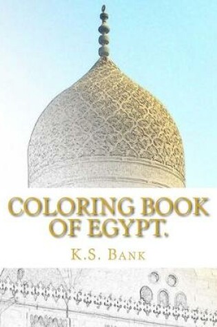 Cover of Coloring Book of Egypt.