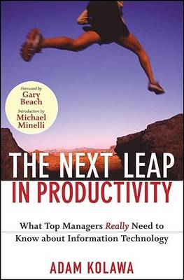 Book cover for The Next Leap in Productivity: What Top Managers Really Need to Know about Information Technology