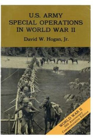 Cover of U.S. Army Special Operations in World War II