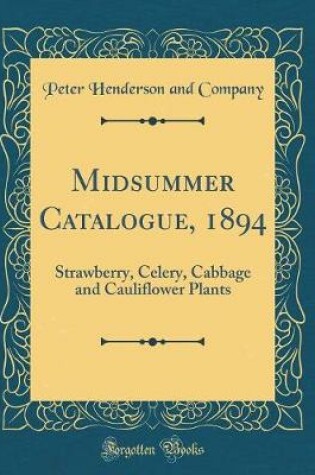 Cover of Midsummer Catalogue, 1894